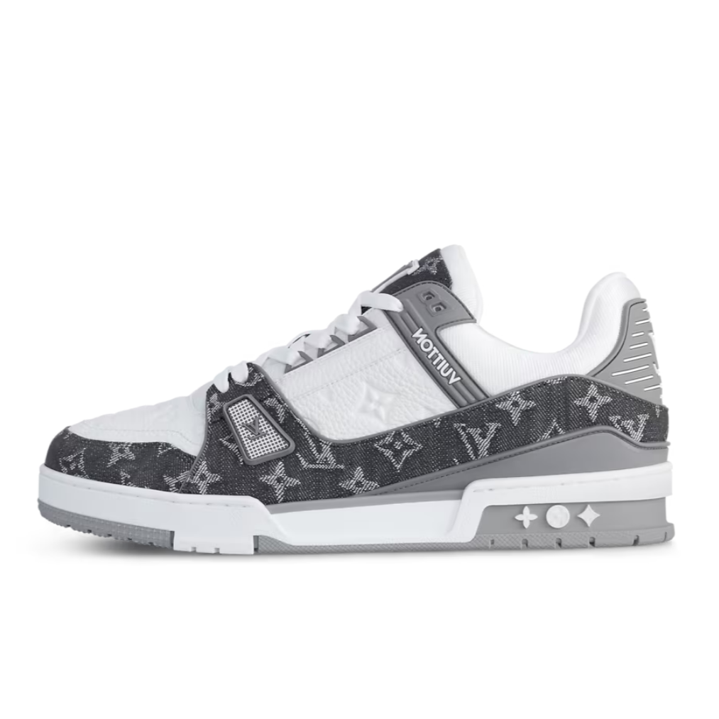 ELADÉLE MONOGRAM WHITE GREY