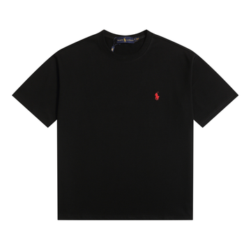 ELADÉLE POLO BLACK T-SHIRT