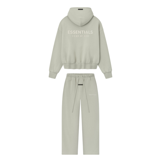 ESSENTIALS LIGHT GREEN TRACKSUIT