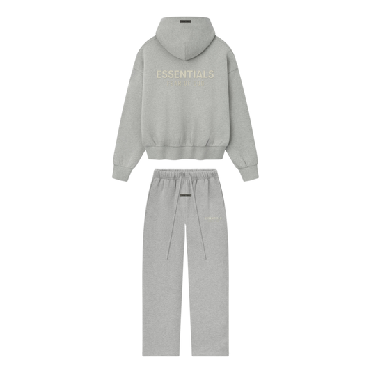 ESSENTIALS GREY TRACKSUIT