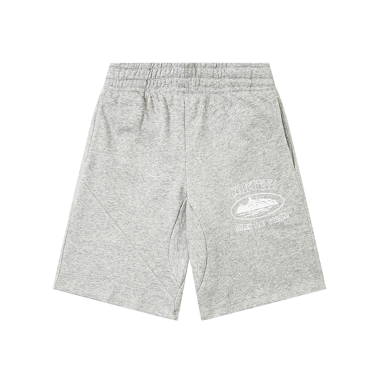 ELADÉLE ALCATRAZ RULES THE WORLD GREY SHORTS