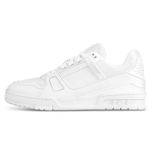 ELADÉLE MONOGRAM WHITE TRAINER