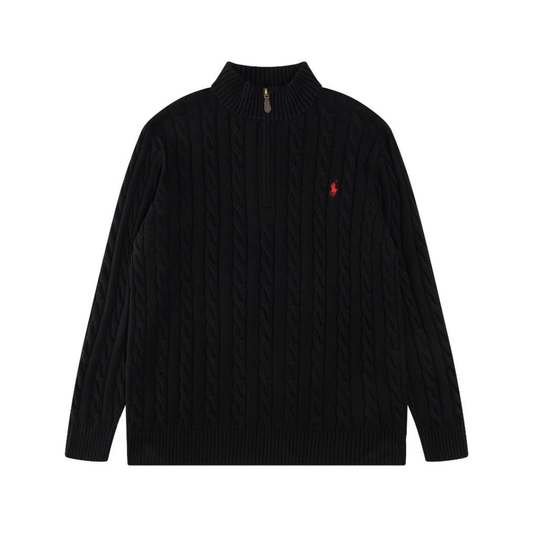 POLO HALF ZIP SWEATER