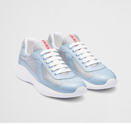 ELADÉLE LEDER AMERICAS CUP PATENT- LIGHT BLUE